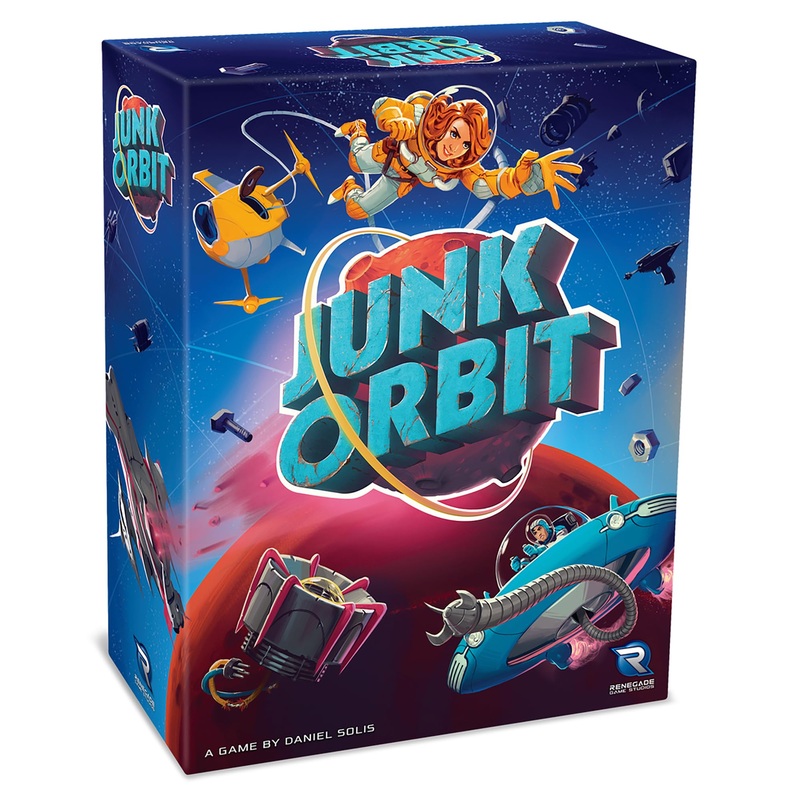 Renegade Game Studios | Junk Orbit | Board Game | Ages 10+ | 1-5 Players | 30-40 Minutes Playing Time