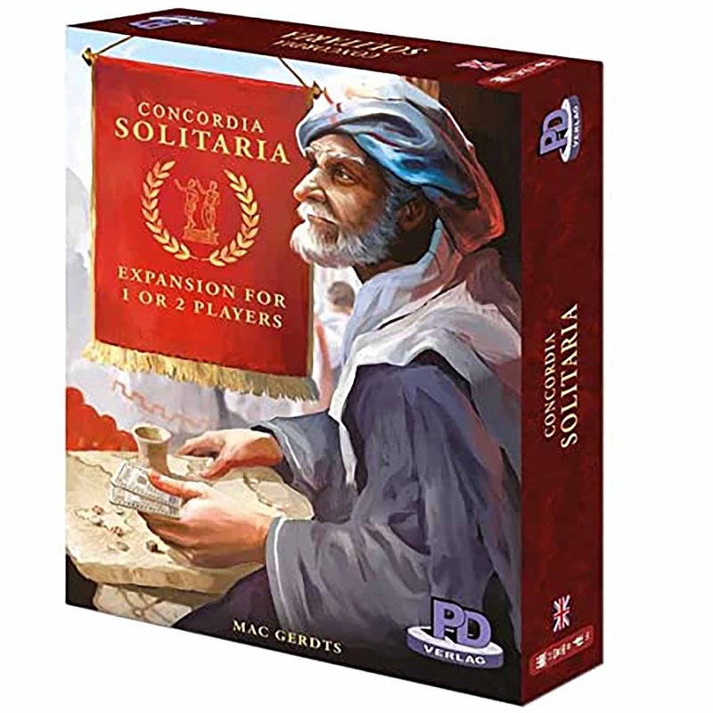 Rio Grande Games: Concordia Solitaria Expansion - Strategy Board Game Expansion to Concordia - Ages 14+, 1-2 Players, 60 Min Game Play, (RGG615