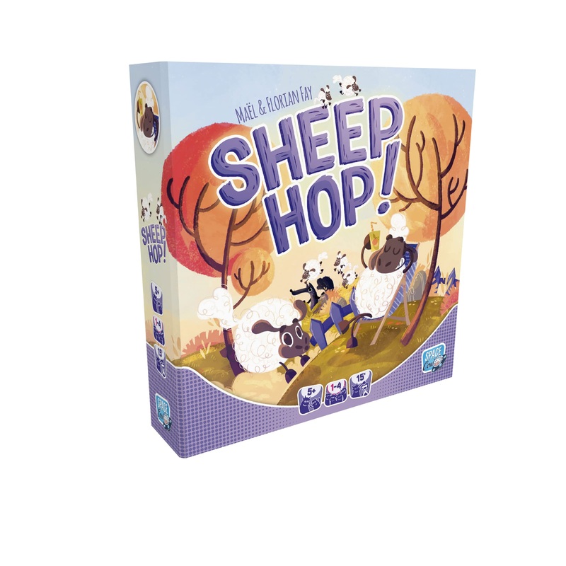 Space Cow, Sheep Hop, Children's Strategy Game, Ages 5+, 1-4 Players, 15 Minutes Playing Time