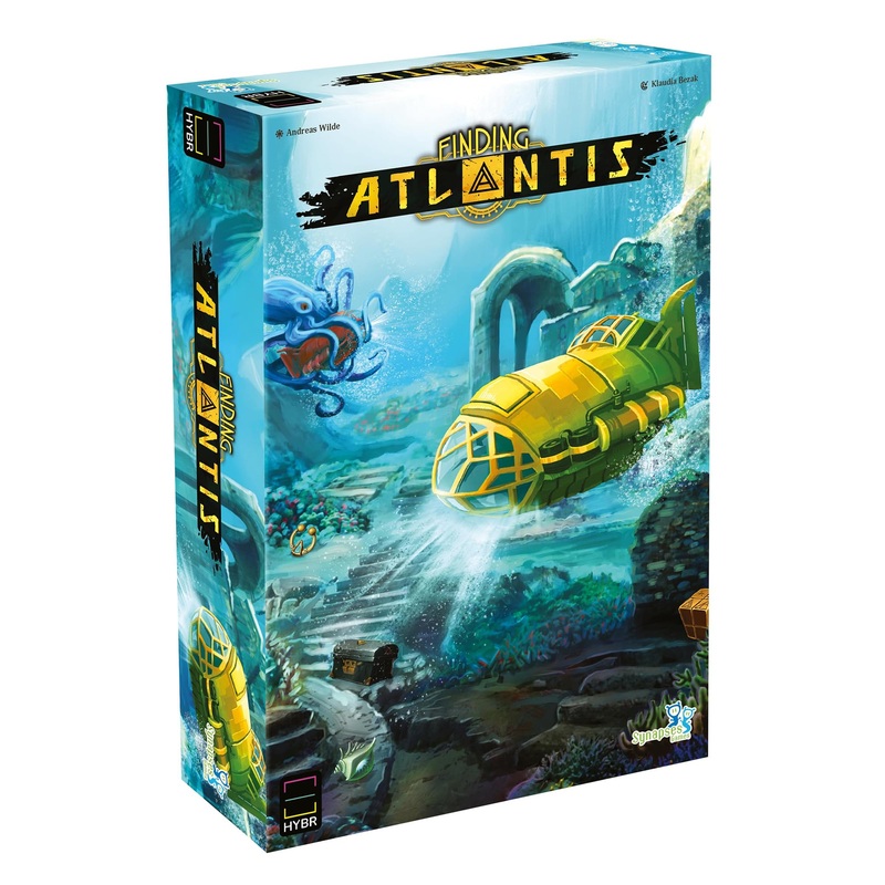 Synapses Games | Finding Atlantis | Strategy Card Game | Ages 14+ | 1-4 Players | 45 Minutes Playing Time