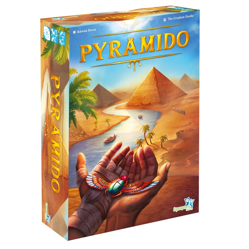 Synapses Games | Pyramido | Family Games | Ages 8+ | 2-4 Players | 45 Minutes Playing Time