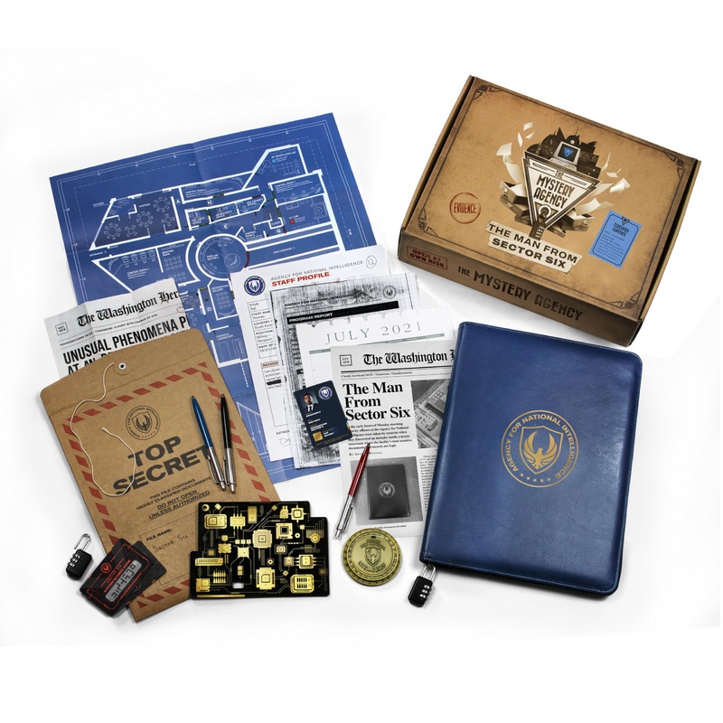 The Man From Sector Six - Home Escape Room Adventure, Olivier-Winning Writer Henry Lewis, 1 to 6 players, real props