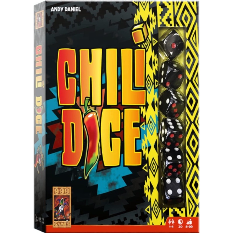 999 Games 999-CHD01,Chili Dice,Blau