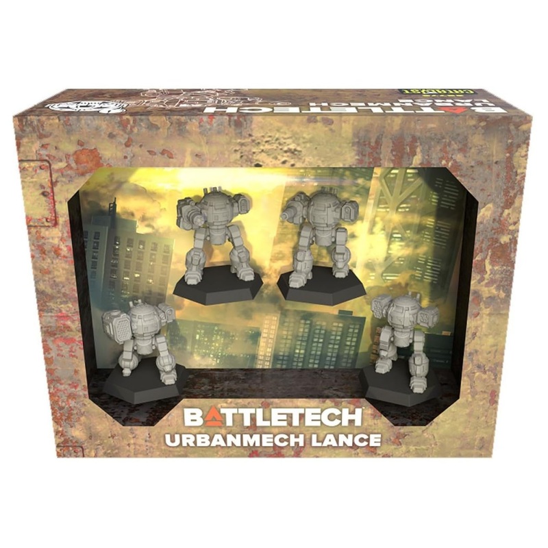 Catalyst Game Labs - BattleTech UrbanMech Lance - Miniature Game - English Version