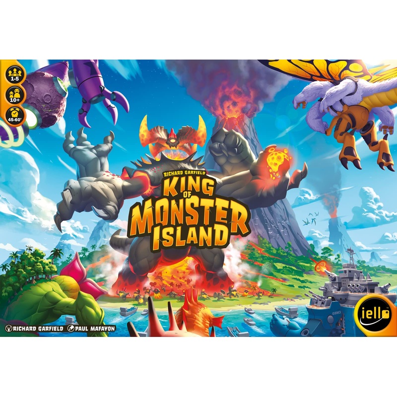Iello | King of Monster Island | Board Game | Ages 10+ | 1 to 5 Players | 45-60 mins Minutes Playing Time
