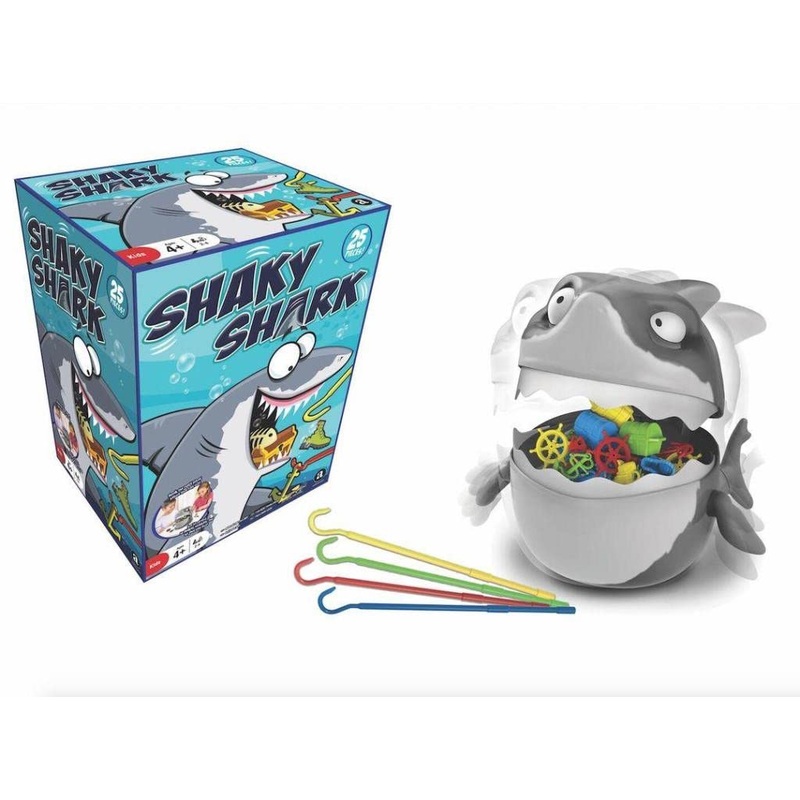 Merchant Ambassador Shaky Shark  Hungriger Hai Spiel  Angelspiel fr Kinder  Timer & Action fr Spielspa und Spannung  Fr 1-4 Spieler ab 4 Jahren