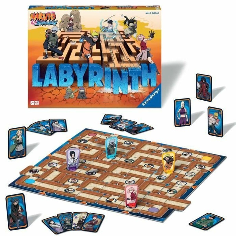 Ravensburger - Le Grand Classique des Jeux de socit - Labyrinthe Naruto - Jeu de Plateau - Enfant et Famille - De 2  4 Joueurs  partir de 7 Ans - Mixte - 27350 - (Multilingue  Franais Inclus
