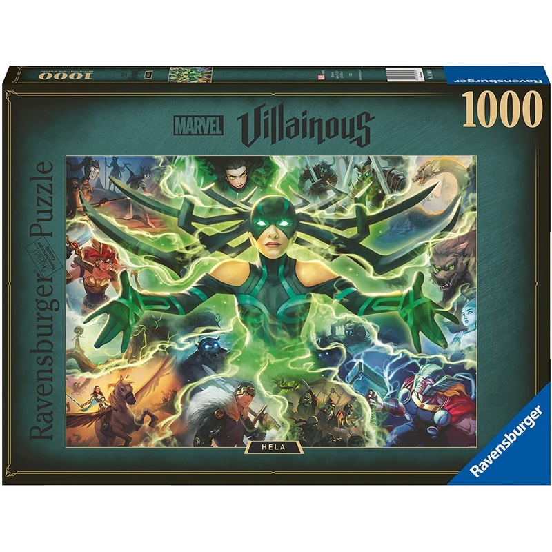 Ravensburger Marvel Villainous Hela 1000 Piece Jigsaw Puzzles for Adults & Kids Age 12 Years Up