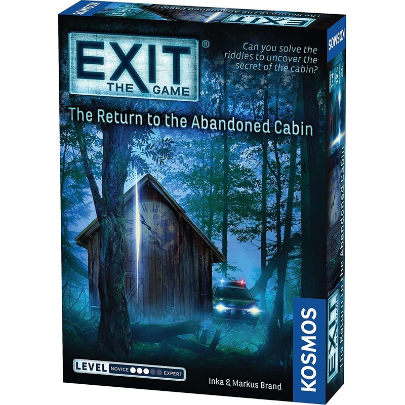 Thames & Kosmos EXIT - Die Rckkehr in die verlassene Htte, Escape Room Kartenspiel, Familienspiele fr Spieleabend, Brettspiele fr Erwachsene und Kinder, fr 1 bis 4 Spieler, ab 12 Jahren