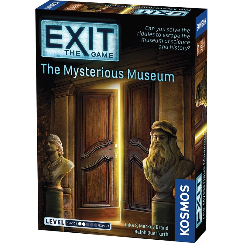 Thames & Kosmos Exit: The Mysterious Museum Multiplayer Game & Exit: The Haunted Roller Coaster | Exit: The Game - A Kosmos Game from Thames & Kosmos | Family-Friendly