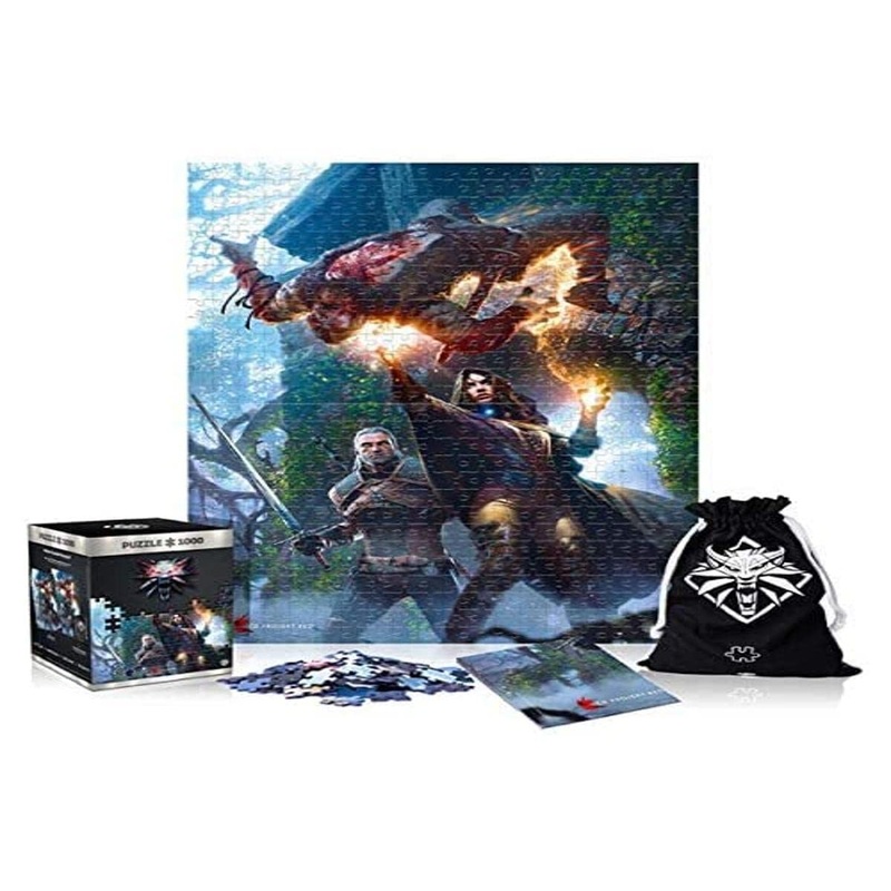 The Witcher 3: Wild Hunt Yennefer | 1000 Piece Jigsaw Puzzle | Includes Poster and Bag | 68 x 48 | for Adults & Kids Age 14 Years and Up | Perfect for Christmas and Birthday Present | Game-Artwork