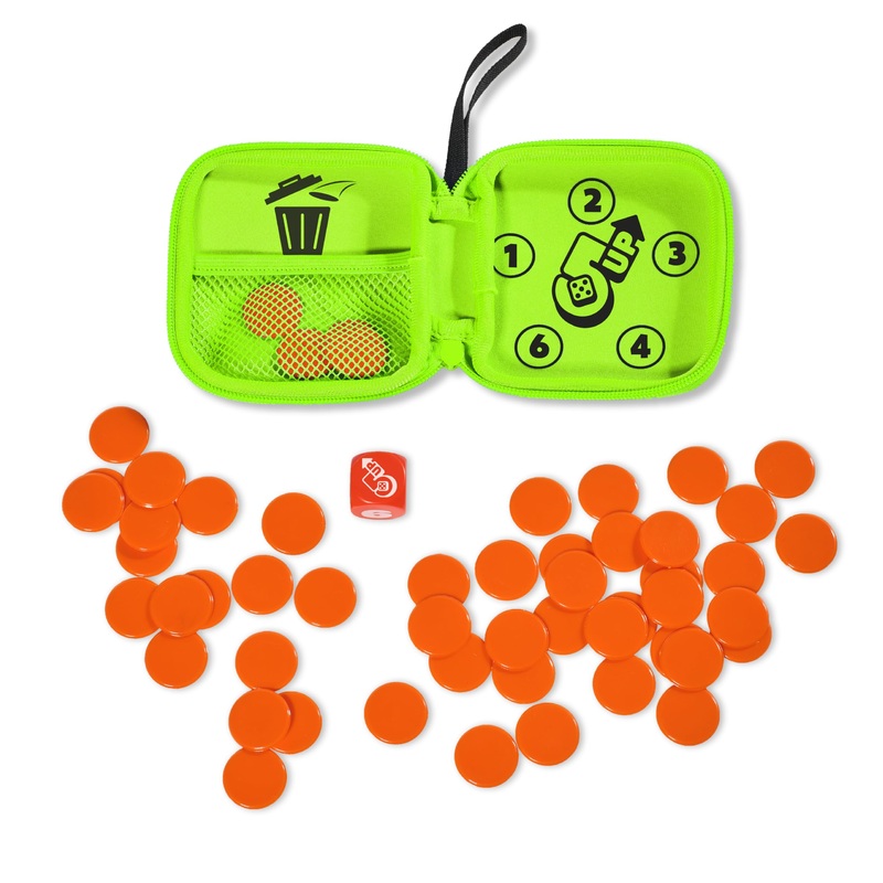 TOMY Games 5 Up - Addictive Push Your Luck Dice Game - 2-4 Player Travel Games - Fun Family Games for Kids and Adults - Board Games for 5+ Year Olds - Birthday Gifts and Christmas Stocking Fillers