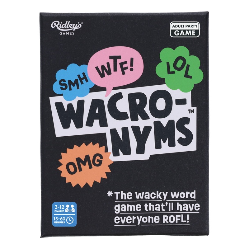Wacronyms: The wacky word game that will make everyone ROFL!
