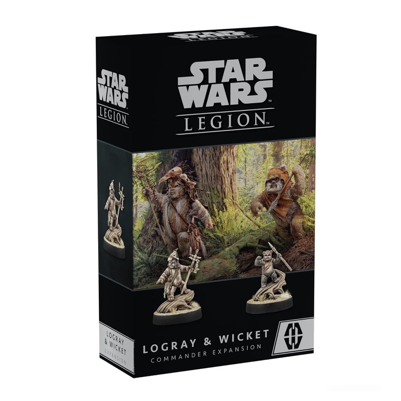 Atomic Mass Games | Star Wars Legion: Logray & Wicket Commander Expansion | Miniatures Game | Ages 14+ | 2 Players | 90 Minutes Playing Time