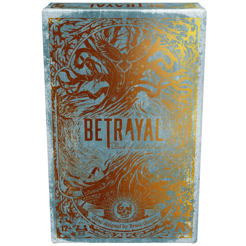 Avalon Hill Betrayal Deck of Lost Souls Card Game, Tarot-Inspired Secret Roles Game - English Version, Blue