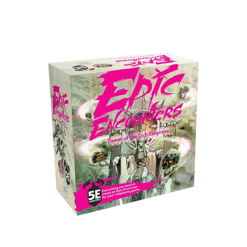 Epic Encounters: Tower of The Lich Empress  1 Highly Detailed Miniature - Dungeons and Dragons 5e Compatible Expansion by Steamforged Games  TTRPG DND D&D RPG - Ages 14+
