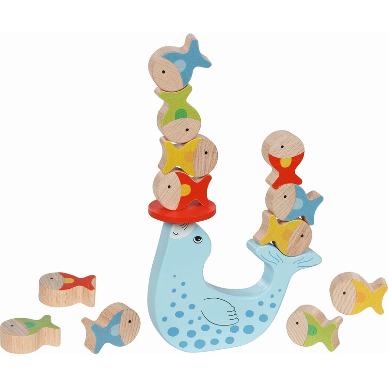 Goki- Foca de Equilibrio Juegos de Habilidad, Multicolor (56665
