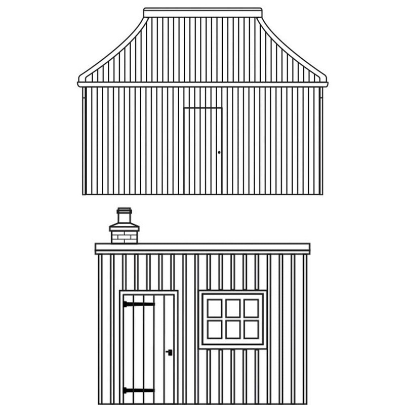 Hornby R7369 GWR Lamp Room and Private Office Pack Acessories - Resin Building for Model Railway Sets