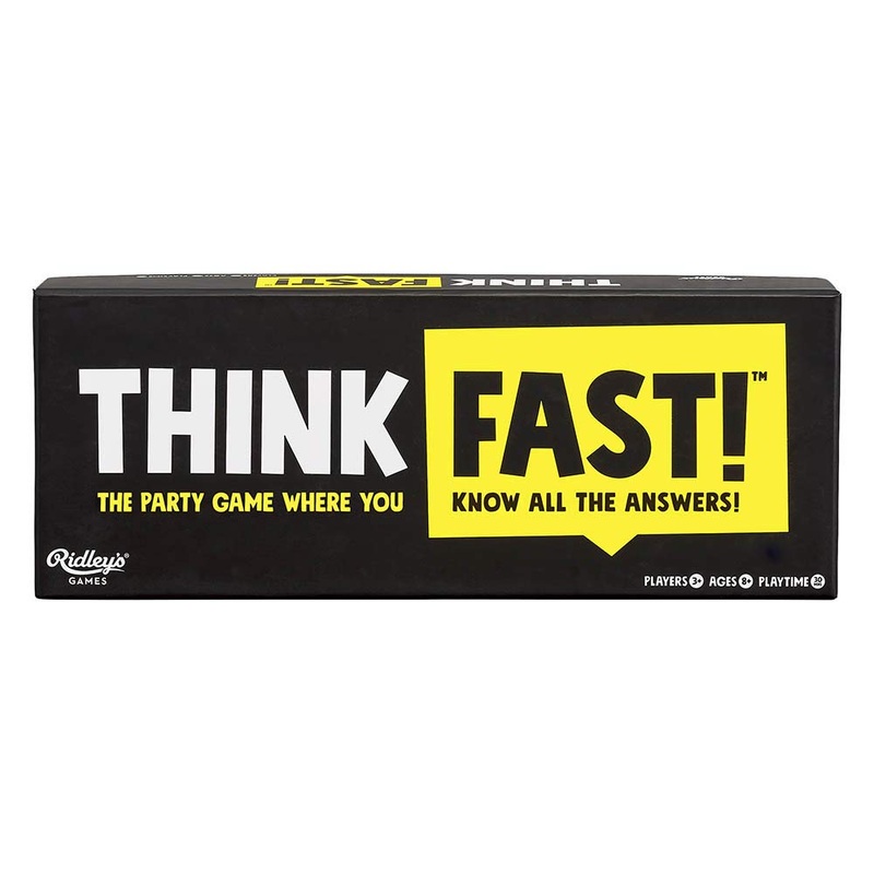 Ridley's Games GME029 Think Fast Game Board, Multi, for 8 years +