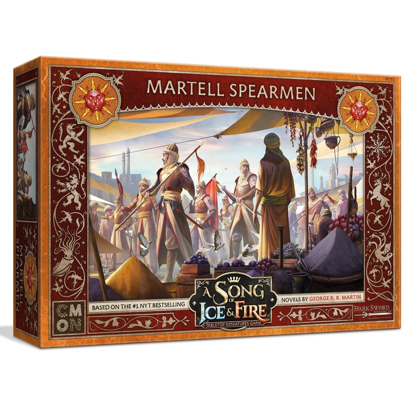 A Song of Ice and Fire Tabletop Miniatures Game Martell Spearmen Unit Box | Strategy Game for Teens and Adults | Ages 14+ | 2+ Players | Average Playtime 45-60 Minutes | Made by CMON