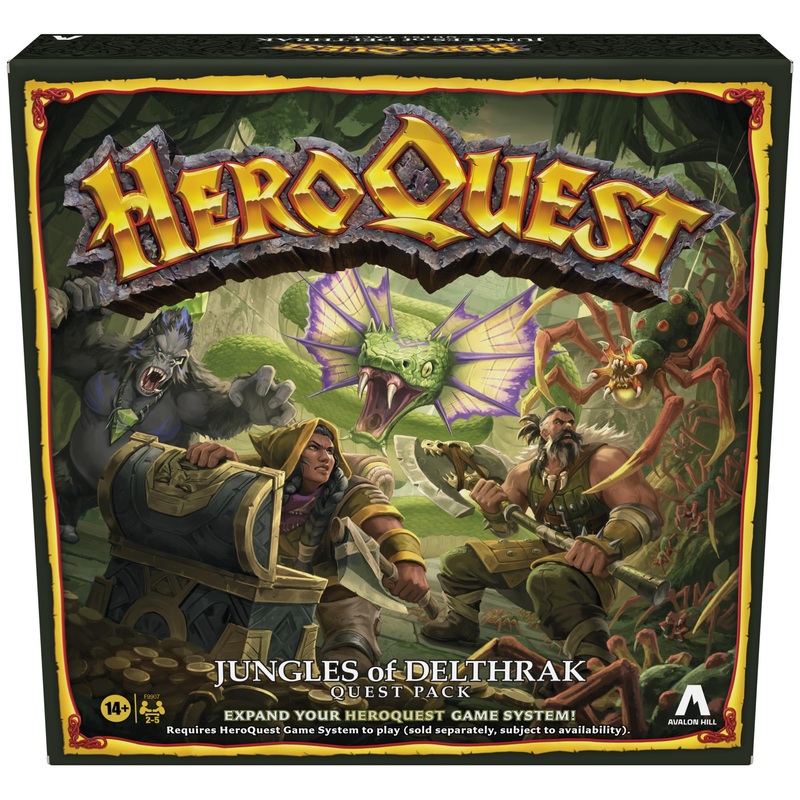Avalon Hill HeroQuest Jungles of Delthrak Quest Pack, Rollenspiele, ab 14 Jahren, fr 2 bis 5 Spieler, bentigt HeroQuest-Spielsystem zum Spielen (Englisch