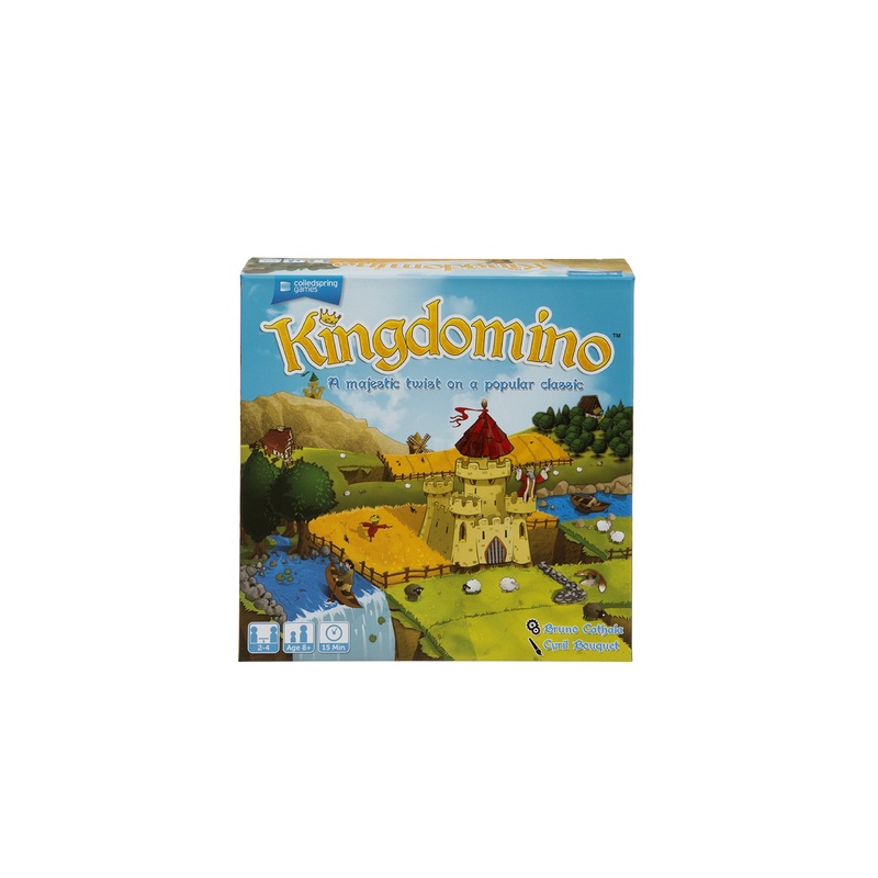 Blue Orange , Kingdomino Game , Board Game , Ages 8+ , 2-4 Players , 15 Minutes Playing Time