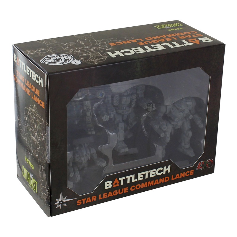 Catalyst Game Labs | BattleTech: Star League Command Lance | Miniatures Game | Ages 14+ | 2+ Players | 30+ Minutes Playing Time