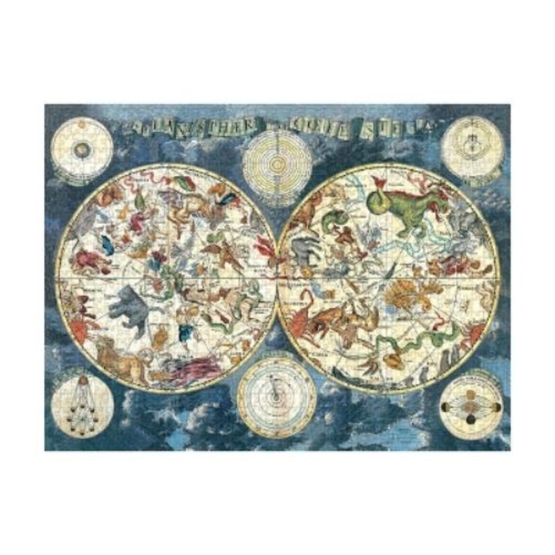 Celestial Planisphere (Early Cartography) 1000 Piece Jigsaw Puzzle