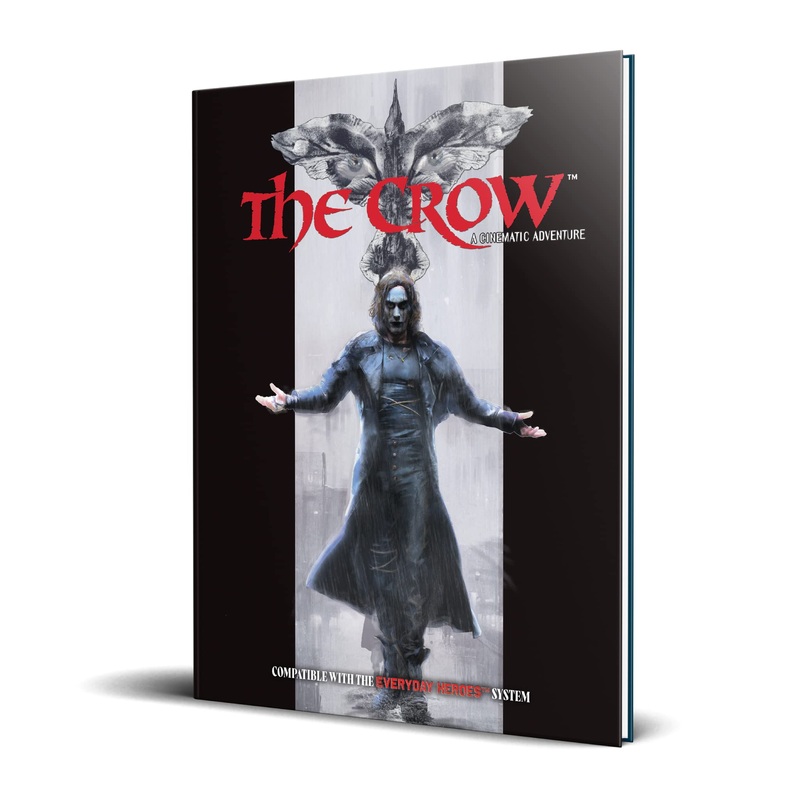 Cinematic Adventure: The Crow-Expansion RPG Book,for Use with The Everyday Heroes Core Rulebook,d20,5e Compatible,100+ Page Softcover Book,Officially Licensed RPG,Evil Genius Games