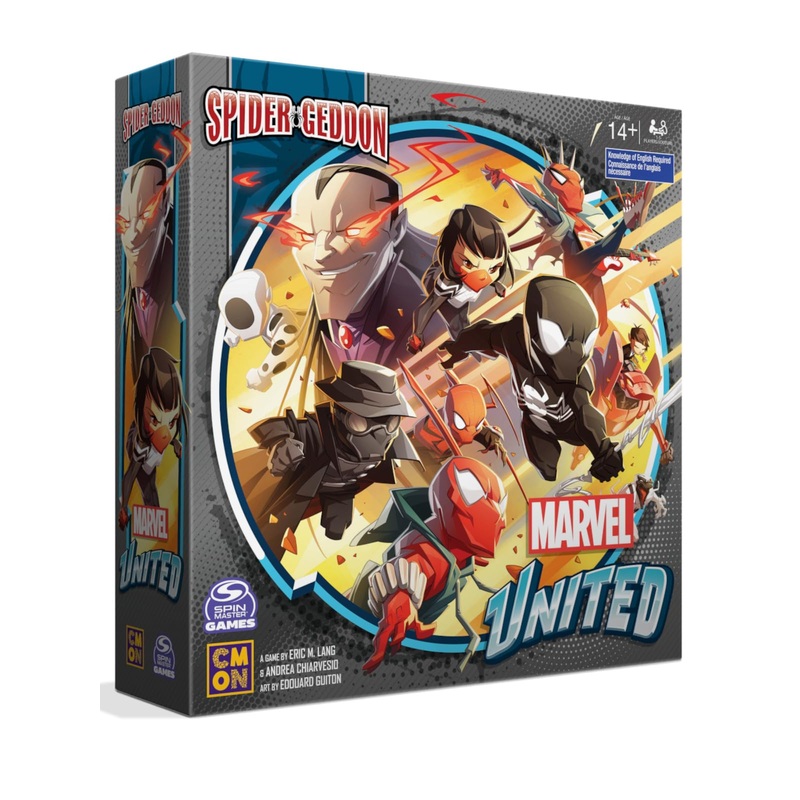 CMON | Marvel United: Spider-Geddon | Miniatures Board Game | Ages 14+ | 1-5 Players | 45+ Minutes Playing Time