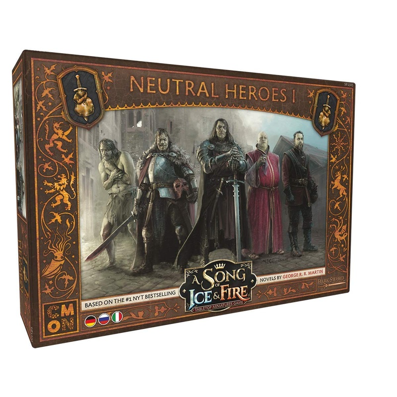 Cool Mini or Not - A Song of Ice and Fire: Neutral Heroes Box 1 - Miniature Game