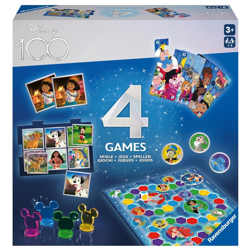 Disney 100 4-in-1 - Bordspel (6013411