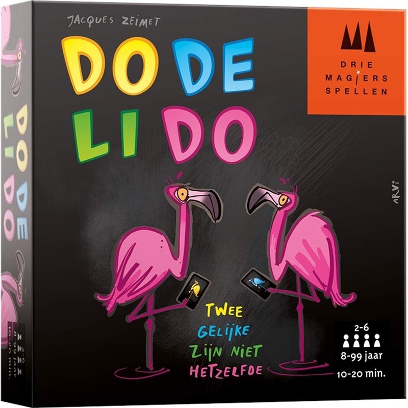 Drie Magiers Spellen - Dodelido Kaartspel - vanaf 8 jaar - Een van de beste spellen van 2016 - Realtime,Actie, - voor 2 tot 6 spelers - 999-DOD01