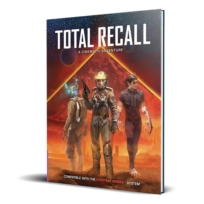 Evil Genius Games Cinematic Adventure: Total Recall -Expansion RPG Book for Use with The Everyday Heroes Core Rulebook, d20 5e Compatible