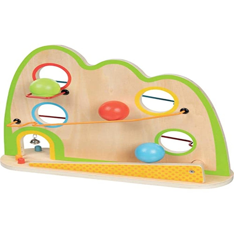 GOKI- Pista de Bolas en Ambos Lados No Aplica canicas, Multicolor (53822