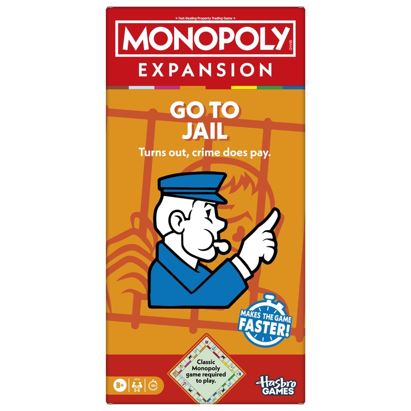 Monopoly Go to Jail EXPANSION (Classic Monopoly Game Required to Play) - English Version