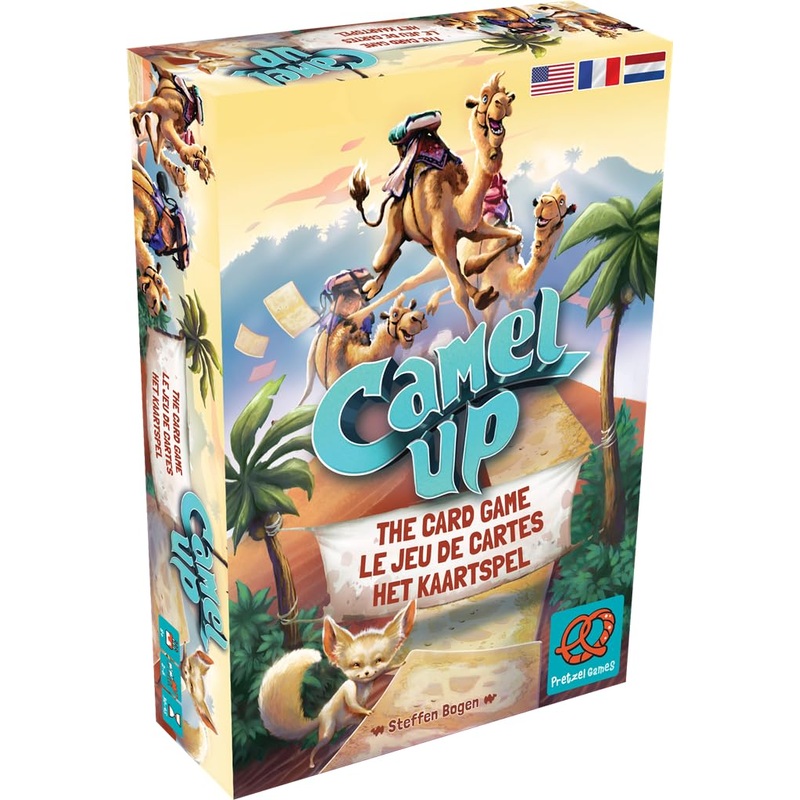 Plan B Games, Camel Up 2nd Edition, Card Game, Ages 8+, 2-6 Players, 30-45 Minutes Playing Time