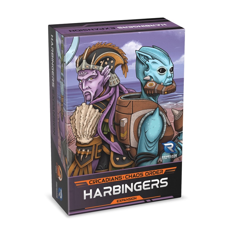 Renegade Game Studios | Circadians Chaos Order: Harbingers Expansion | Board Game | Ages 14+ | 2-5 Players | 120-240 Minutes Playing Time