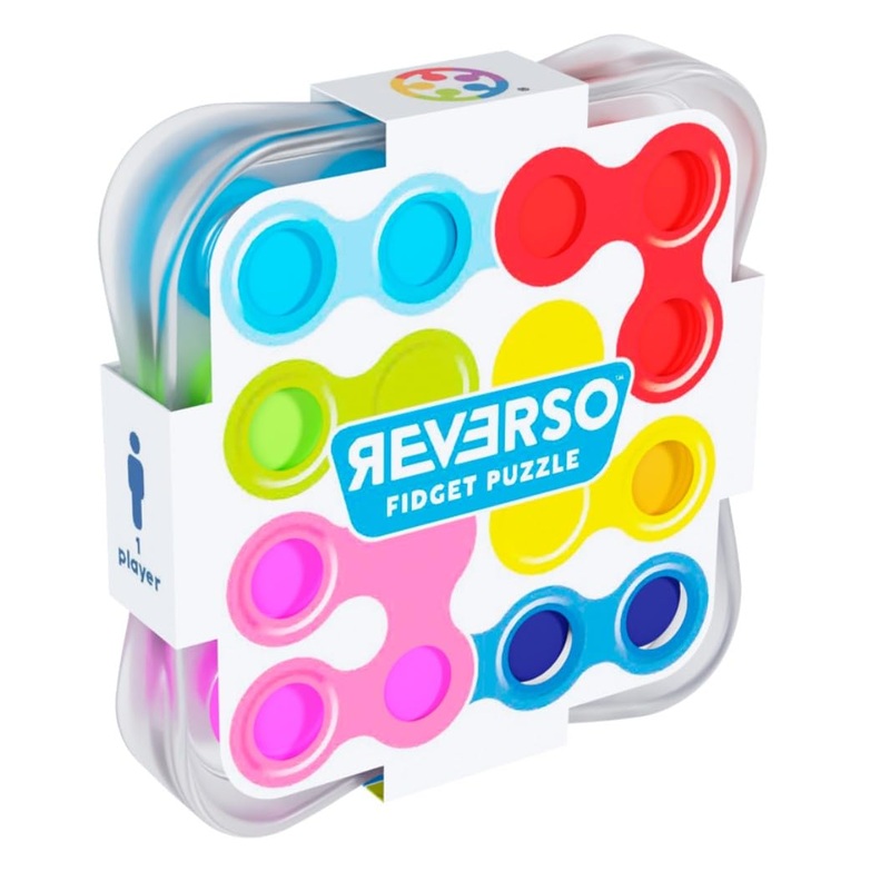 SmartGames - IQ Reverso - Educational Brainstorming - Multi-Level Strategy Game and Skill Building - Logic and Thinking Game - 12 Years + - 1 Player - Multicolor - English - SG 403