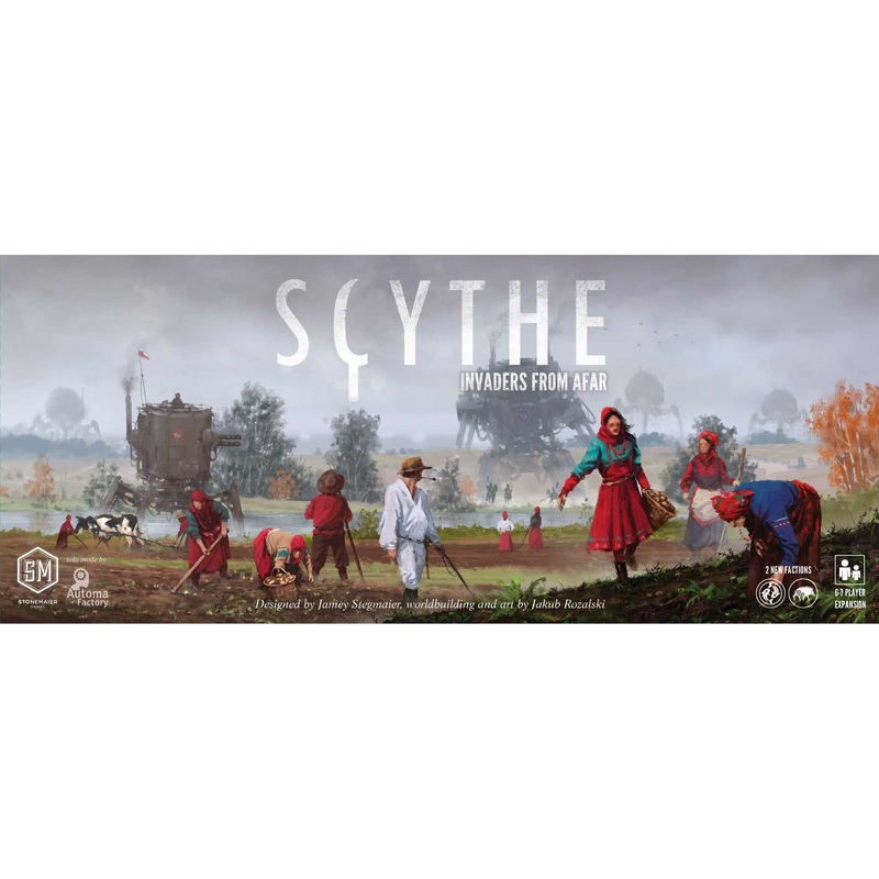 Stonemaier Games Scythe: Invaders from Afar Board Game Expansion Ages 14+, 1-7 Players, 90-115 Minutes Playing Time
