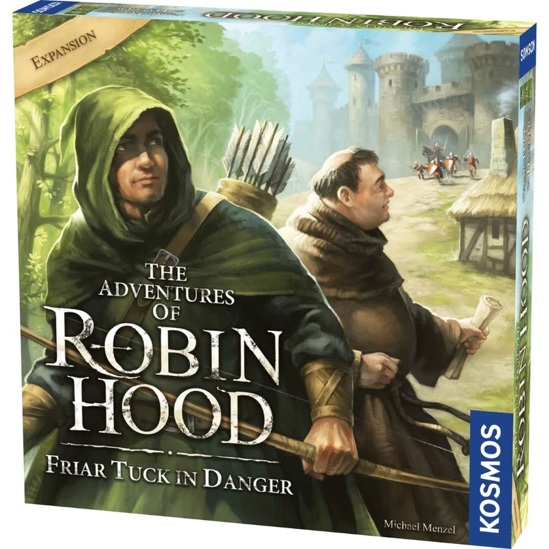 Thames & Kosmos - The Adventures of Robin Hood: Friar Tuck in Danger - Cooperative Family Board Game - 2-4 Players - Storytelling Games for Adults & Kids, Ages 10+ - 683146