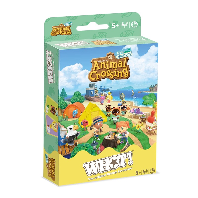 Waddingtons Number 1 WHOT! Card Game - Animal Crossing, Multicolor, WM02109-EN1-12