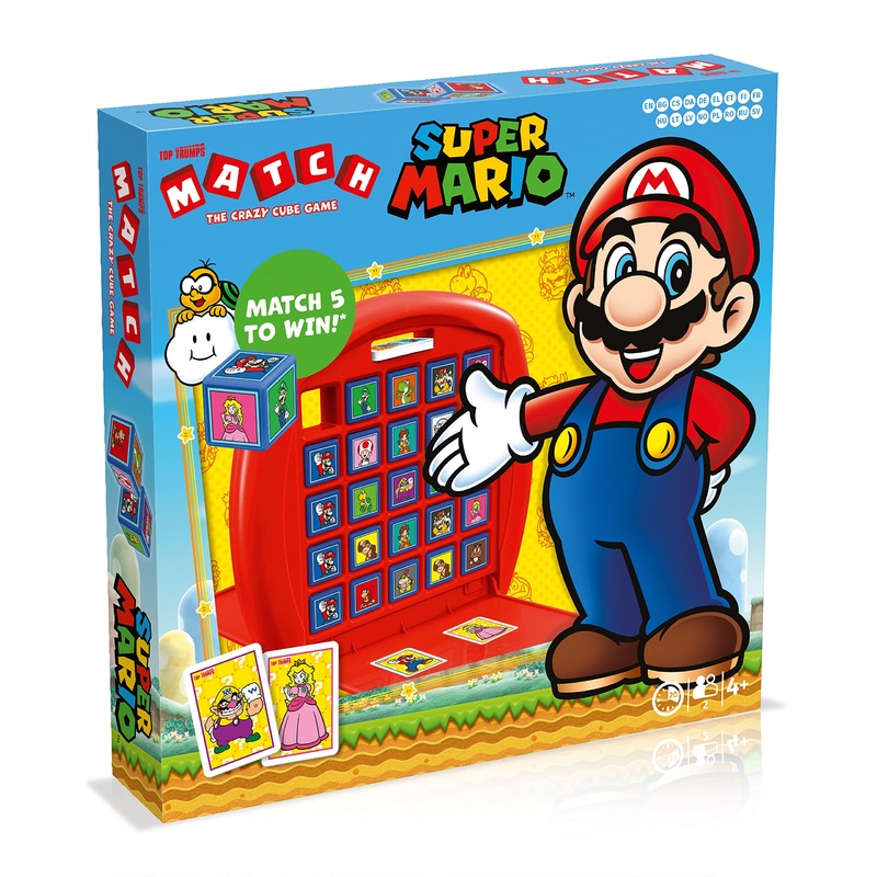 Winning Moves Match - Super Mario - Super Mario Merch - Alter 4+ - Multilingual