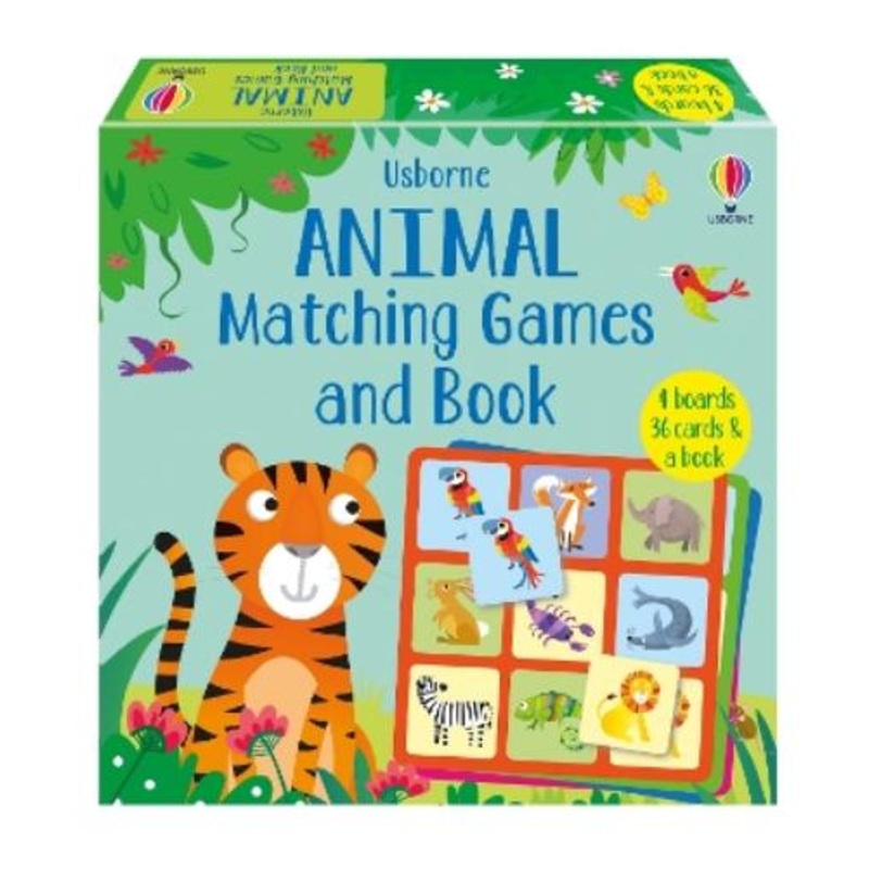 Animal Matching Games and Book