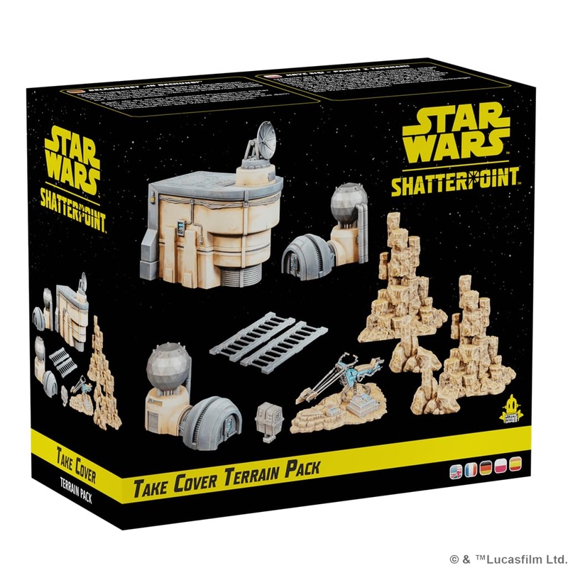 Atomic Mass Games, Star Wars: Shatterpoint  In Deckung!, Gelndeset-Erweiterung, Tabletop, 2 Spieler, Ab 14+ Jahren, 90-120 Minuten, Deutsch, Mehrsprachig