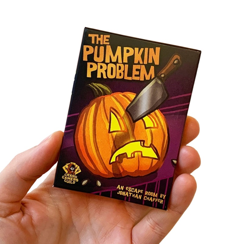 Escape Room in your Pocket | The Pumpkin Problem: an Easy Strategy Game for Autumn. Mini Escape Rooms for Birthdays, Holidays, Couples, Families.