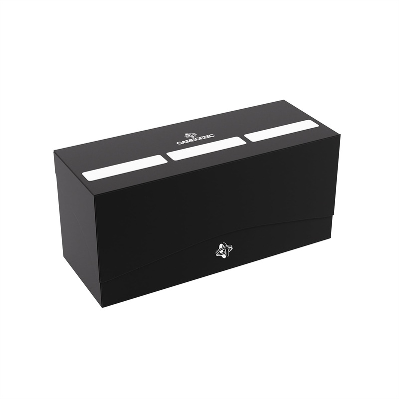 Gamegenic-GGS25116ML Triple Deck Holder 300+ XL Black-Caja para mazos, slido, Color Negro (GGS25116ML