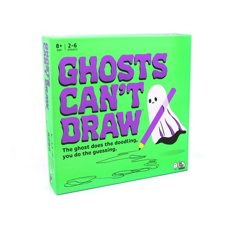 Ghosts Can't Draw: A Fun, Spooky Board Game for Kids and Adults, Perfect for Halloween and Birthdays