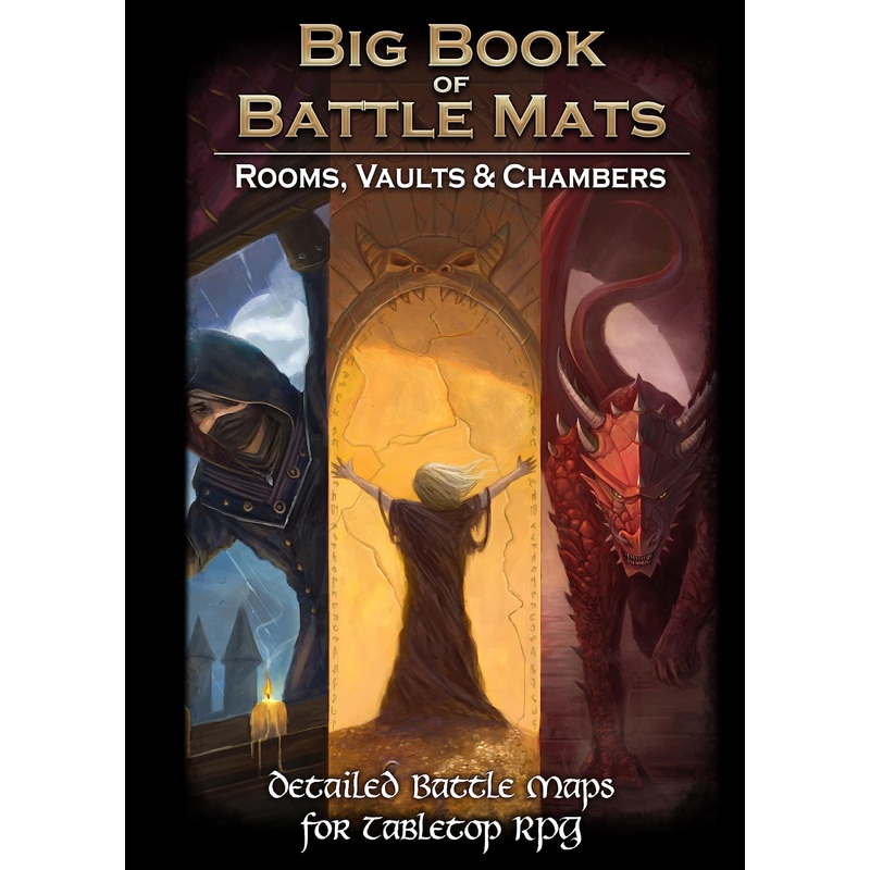 Loke Battle Mats Big Book of Battle Mats Rooms, Vaults and Chambers