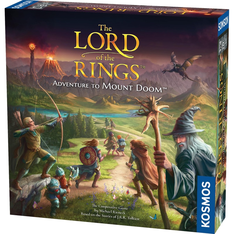 Lord of The Rings: Adventure to Mount Doom | Family Game | Cooperative Game | Strategy Game